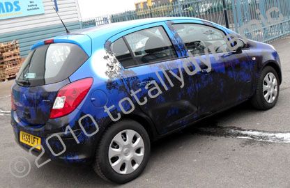 Vauxhall wrapped for Ice Skate Event by Totally Dynamic North London
