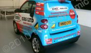 Smart Fortwo wrapped for Aura Gas by Totally Dynamic Southampton