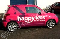 Car wrapped by Totally Dynamic Central Scotland