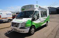 Ice-cream van fully wrapped in printed design by Totally Dynamic Norfolk