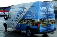 Ford Transit wrapped by Totally Dynamic Leeds/Bradford