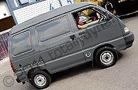 Diahatsu Hi-Jet wrapped in grey by Totally Dynamic North London