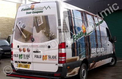 Mercedes Sprinter van wrapped by Totally Dynamic Leeds/Bradford