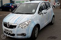 Vauxhall wrapped in icicles for the Vauxhall Ice Skate Event by Totally Dynamic North London