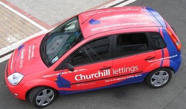 Ford Fiesta - designed and wrapped by Totally Dynamic North London