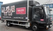 Iveco Eurocargo truck wrapped in full colour printed vinyl by Totall Dynamic North London