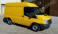 Ford Transit van wrapped yellow by Totally Dynamic Milton Keynes