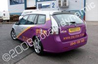 Saab wrapped by Totally Dynamic North London