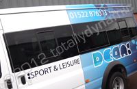 Ford Transit Minibus #1 fully wrapped by Totally Dynamic Lincolnshire