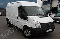 Ford Transit MWB wrapped in colour matched vinyl by Totally Dynamic North London
