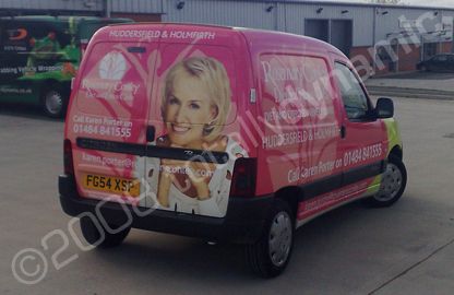 Citroen Berlingo wrapped by Totally Dynamic Leeds/Bradford