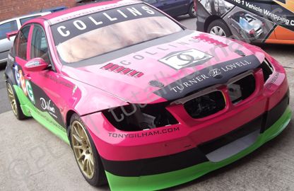2nd BMW 3 Series wrapped for BTCC by Totally Dynamic Lincoln