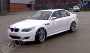 BMW M5 wrapped white by Totally Dynamic Leeds/Bradford