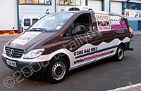 Mercedes Vito wrapped by Totally Dynamic North London