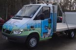 Mercedes Sprinter Flatbed - wrapped by Totally Dynamic Norwich