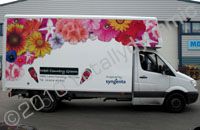 Luton van wrapped by Totally Dynamic North London
