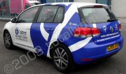 VW Golf part wrapped by Totally Dynamic North London