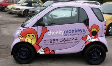 Smart - designed and wrapped by Totally Dynamic Birmingham
