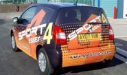 Citroen C2 - designed and wrapped by Totally Dynamic North London