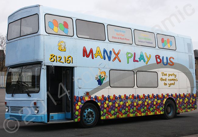 Double Decker Bus fully wrapped in a printed vinyl bus wrap for the Monkey Madness Fun Bus by Totally Dynamic Leeds