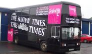 Double Decker Bus - wrapped by Totally Dynamic Central Scotland