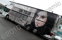 Bus wrapped for Amy MacDonald tour by Totally Dynamic North London