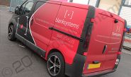 Vauxhall Vivaro wrapped in a printed matte wrap by Totally Dynamic North London