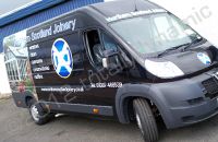 Renault Master wrapped in printed design by Totally Dynamic Central Scotland