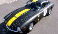 Ferrari 250 wrapped matt black with graphics by Totally Dynamic North London