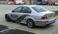 BMW with added graphics by Totally Dynamic Leeds/Bradford