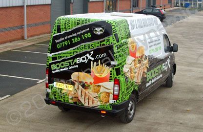 LDV Maxus van wrapped for Boostabox by Totally Dynamic Leeds/Bradford