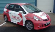 Honda Jazz - designed and wrapped by Totally Dynamic North London