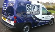Vauxhall Combo wrapped for SPG by Totally Dynamic Central Scotland