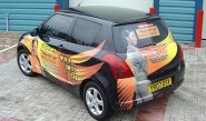 Suzuki Swift - designed and wrapped by Totally Dynamic North London