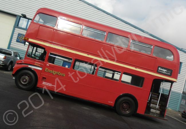 Routemaster fully wrapped for Kings Ferry in a vinyl bus wrap by Totally Dynamic North London