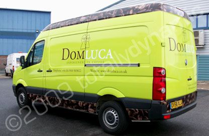 VW Crafter wrapped by Totally Dynamic North London