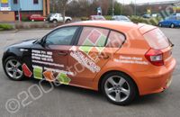 BMW Fleet Designed and wrapped by Totally Dynamic Birmingham