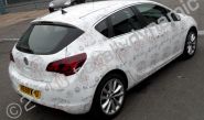 Vauxhall wrapped as part of the Vauxhall Ice Skate Event by Totally Dynamic North London