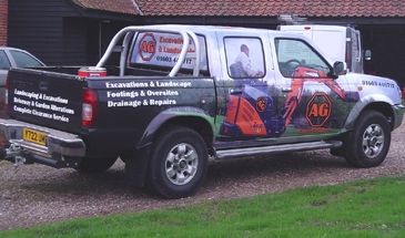 Nissan Navara - designed and wrapped by Totally Dynamic Norwich