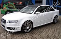 Audi RS4 wrapped gloss white by Totally Dynamic Southampton
