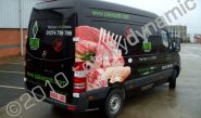 Mercedes van wrapped by Totally Dynamic Leeds Bradford