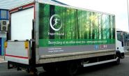 Lorry - designed and wrapped by Totally Dynamic North London