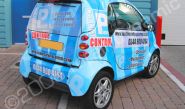 Smart Car - designed and wrapped by Totally Dynamic North London