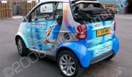 Smart Car designed and wrapped by Totally Dynamic North London