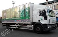 Fiat Ducato van wrapped in printed wrap by Totally Dynamic South London