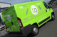 Citroen Relay van wrapped with printed design by Totally Dynamic North London