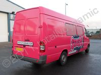 Mercedes Sprinter tour bus wrapped in full colour printed vinyl by Totally Dynamic North London
