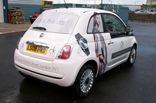Fiat 500 - designed and wrapped by Totally Dynamic North London