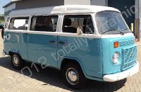 VW Campervan fully wrapped in printed design by Totally Dynamic South London