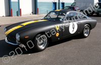 Ferrari 250 wrapped matt black with graphics by Totally Dynamic North London